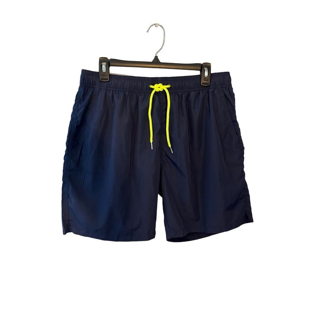 YNIMIOAOX navy blue swim trunks with front and back pockets - 36